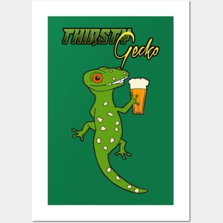 Thirsty Gecko! Posters and Art
